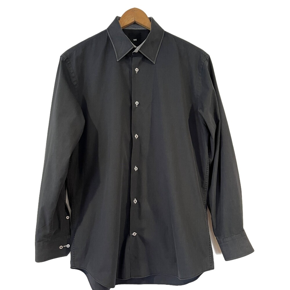 WE Men's Dress Shirt Plain Front Easy Care Size 42/Large Office Work Career